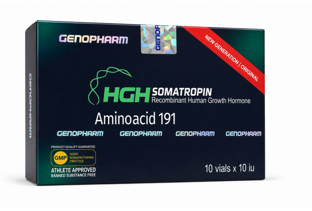 Гормон роста GenoPharm 100 IU, HGH Somatropin