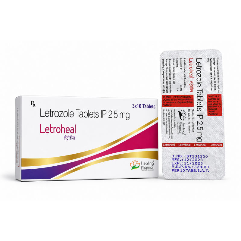 Летрозол Healing Pharma 10 tab. Letroheal 2.5 mg